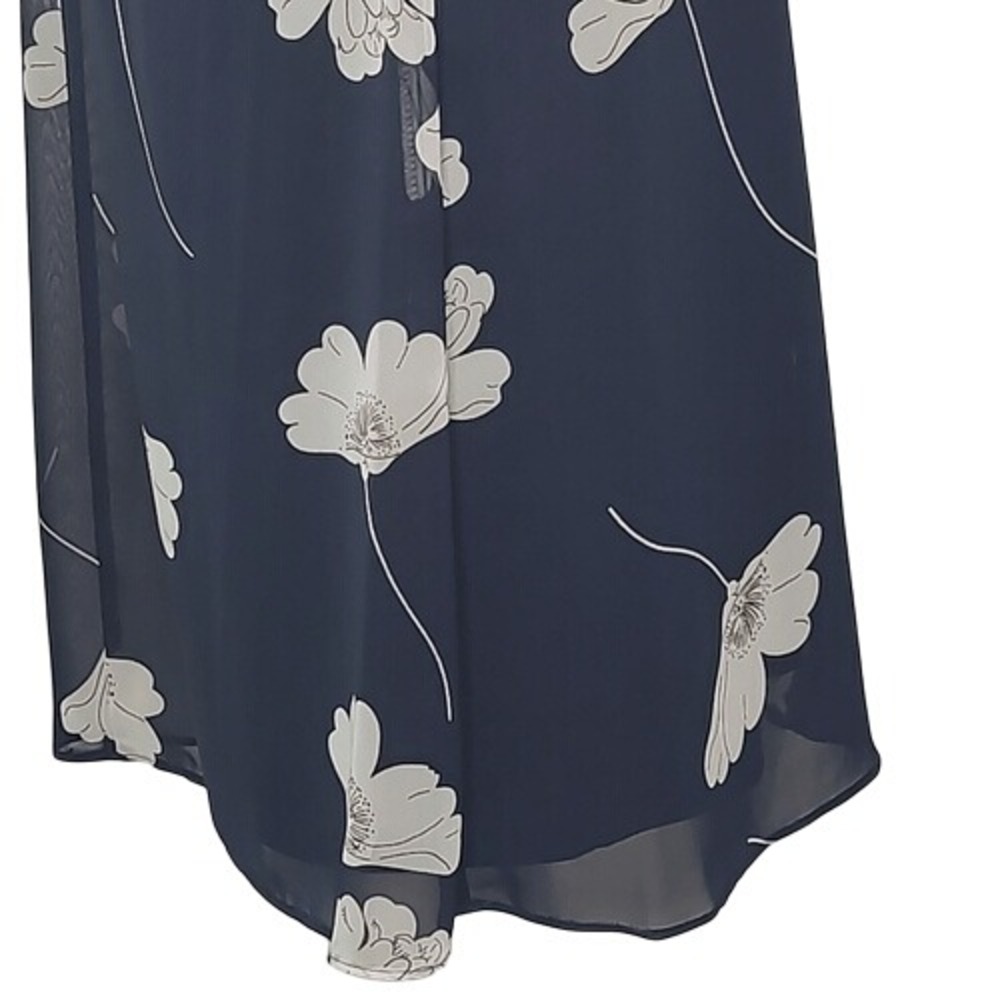 American Living‎ Navy & White Floral Sleeveless Dress - Picture 6 of 12